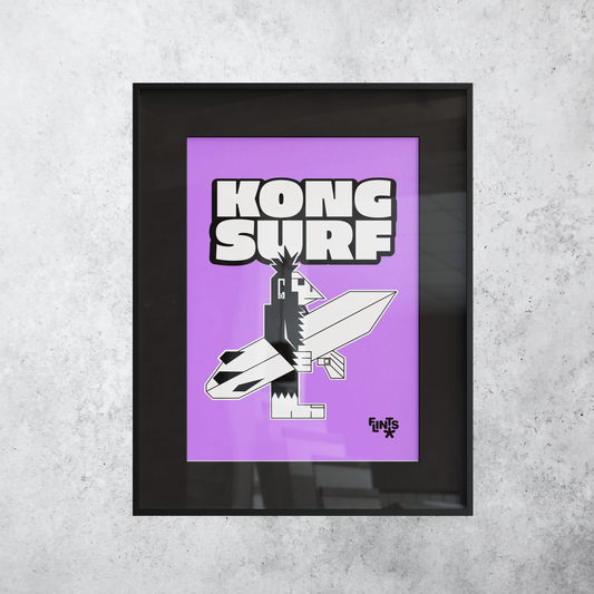 Kong Surf #1 : Print