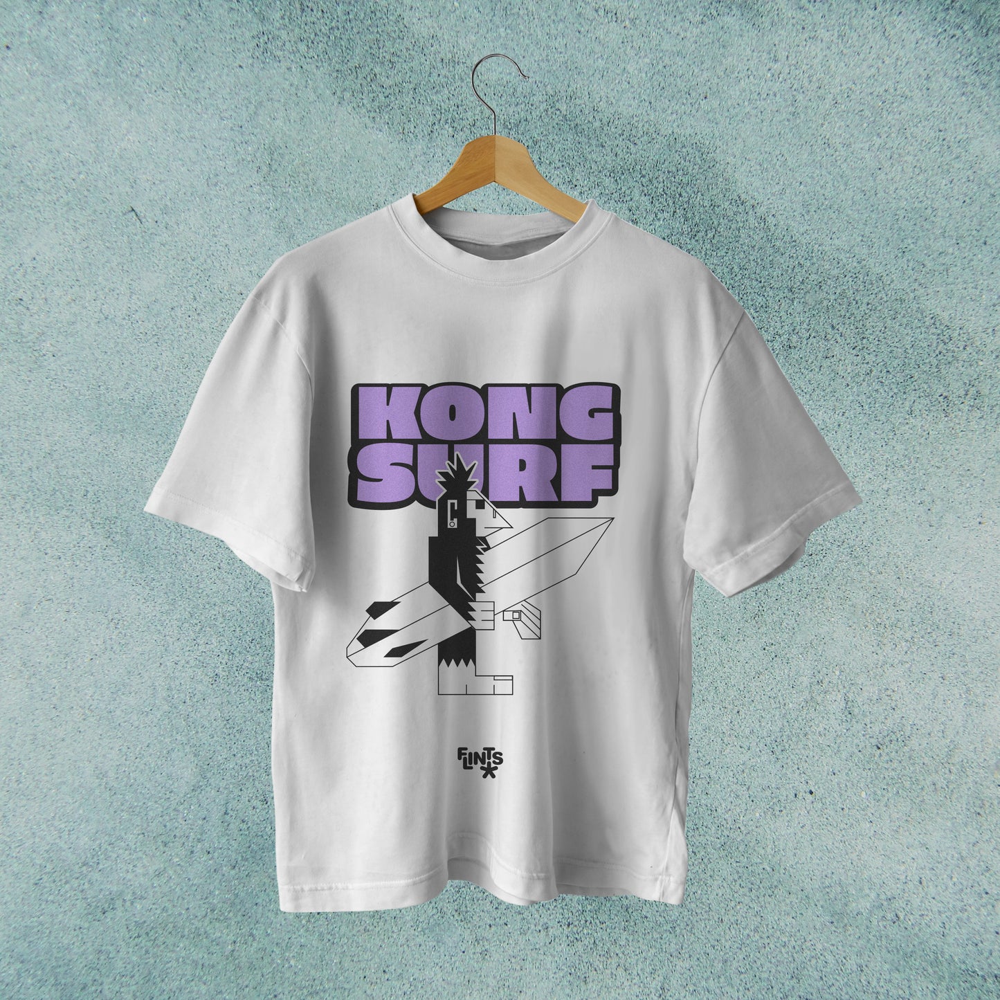 Kong Surf #1 : Oversized Roundneck T-shirt